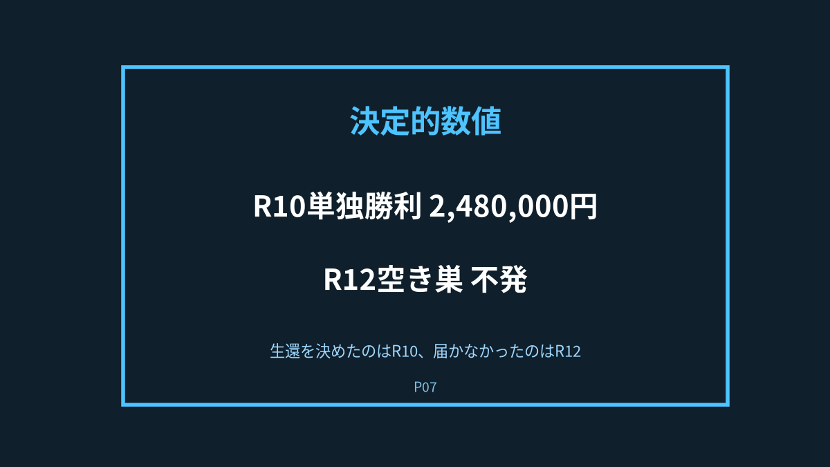 P07の決定的瞬間: R12空き巣未遂